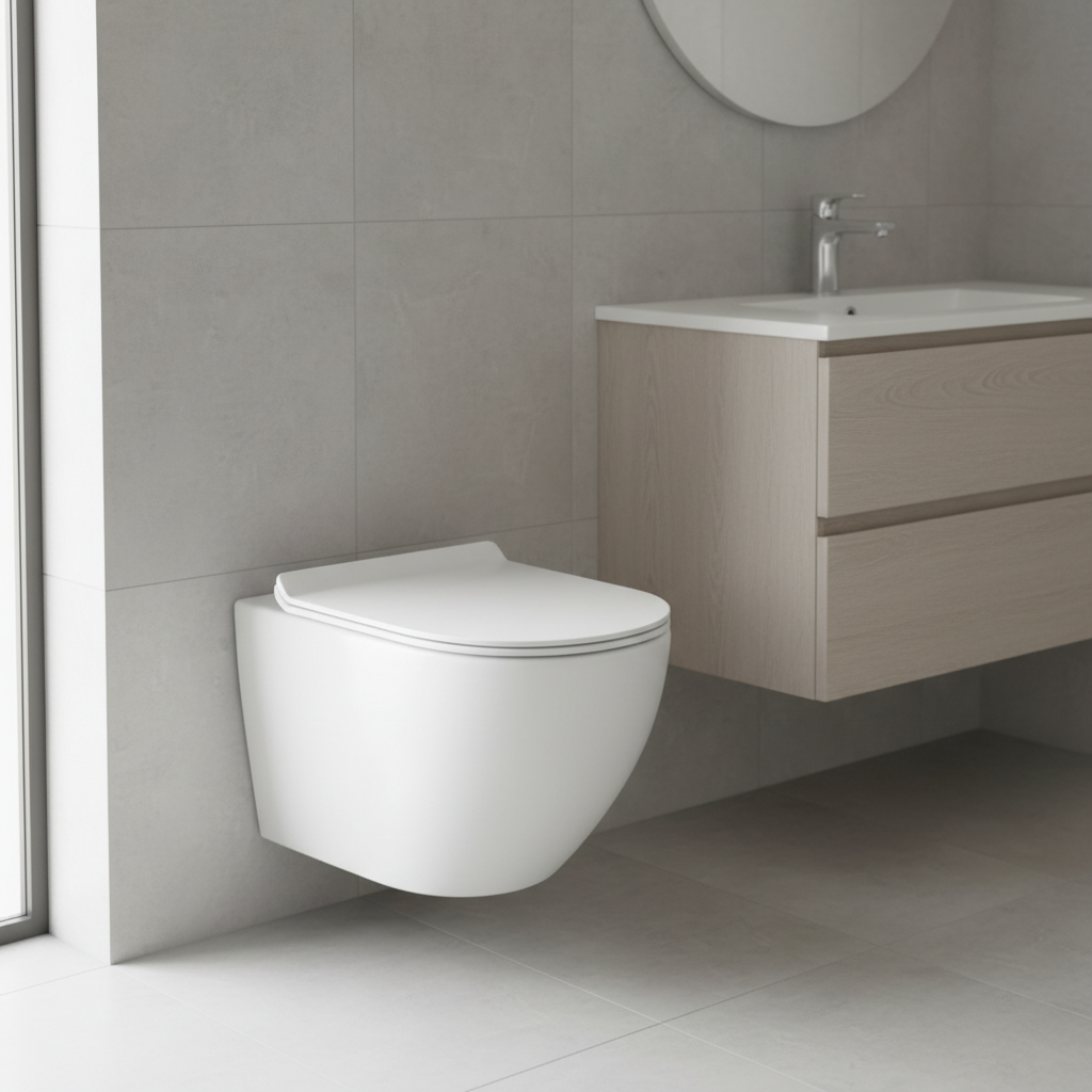 Vas WC Suspendat Slate White 49 x 37 x 36 CM