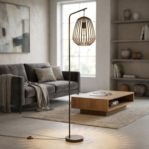 Lampadar Espinal Bronz 170CM Eglo Resigilat R2