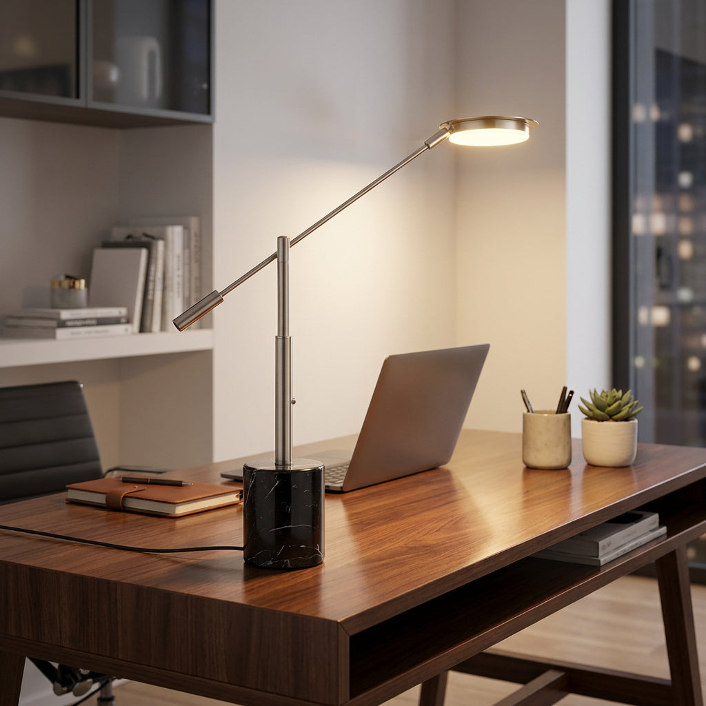Veioza LED Premium Fiore Silver 65CM