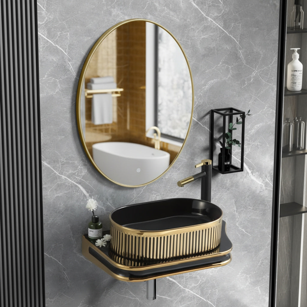 Lavoar + Blat Premium Line Tiger 65.5X37CM