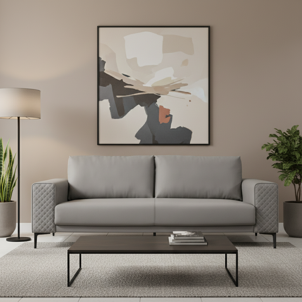 Canapea Moderna Silvano Prime 220x91cm GRI