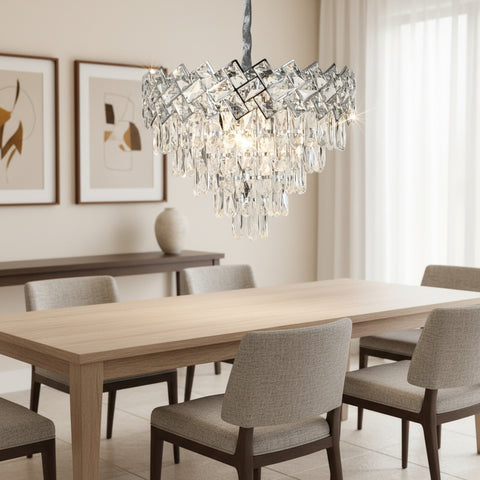 Candelabru Cristal Malli Silver 50cm Resigilat R3