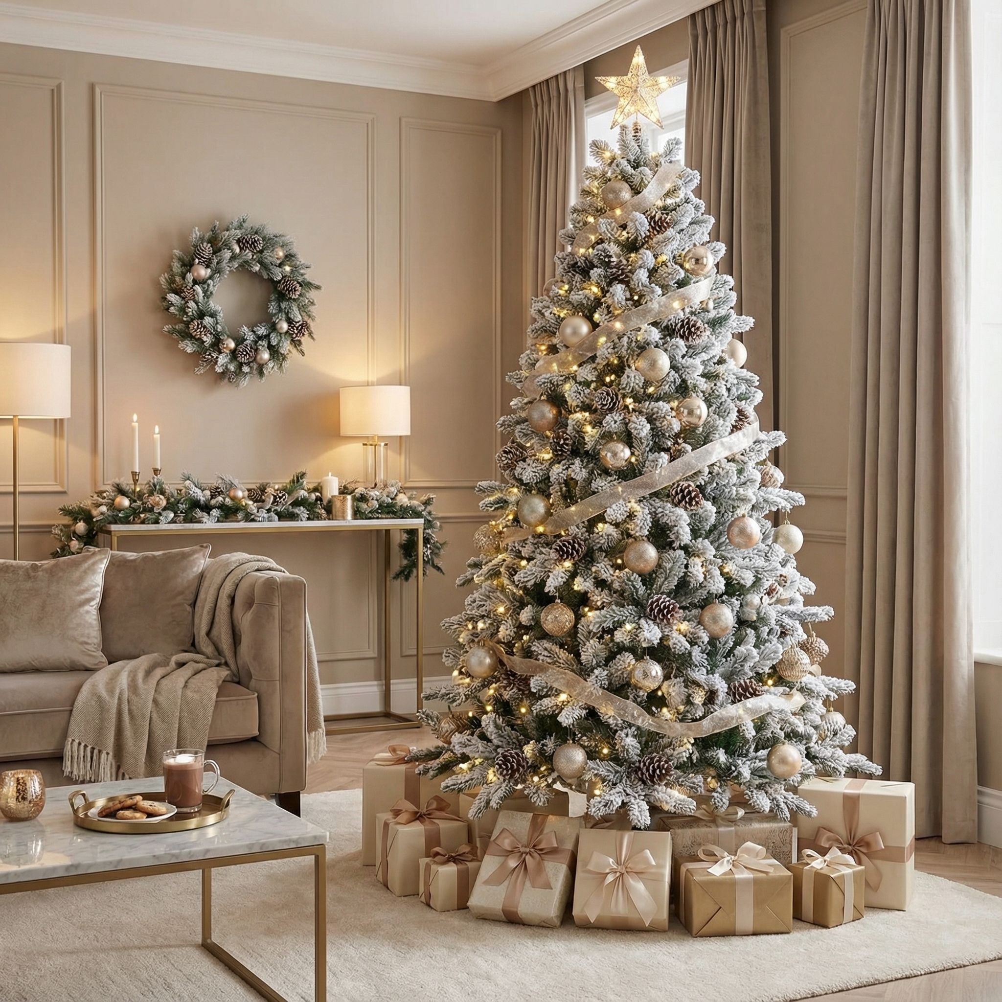 Brad Artificial de Craciun 180cm 495Ramuri Nins Himalaya Snow