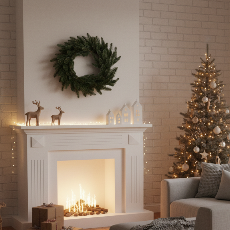 Coronita Artificiala De Craciun Barocco Ø40CM