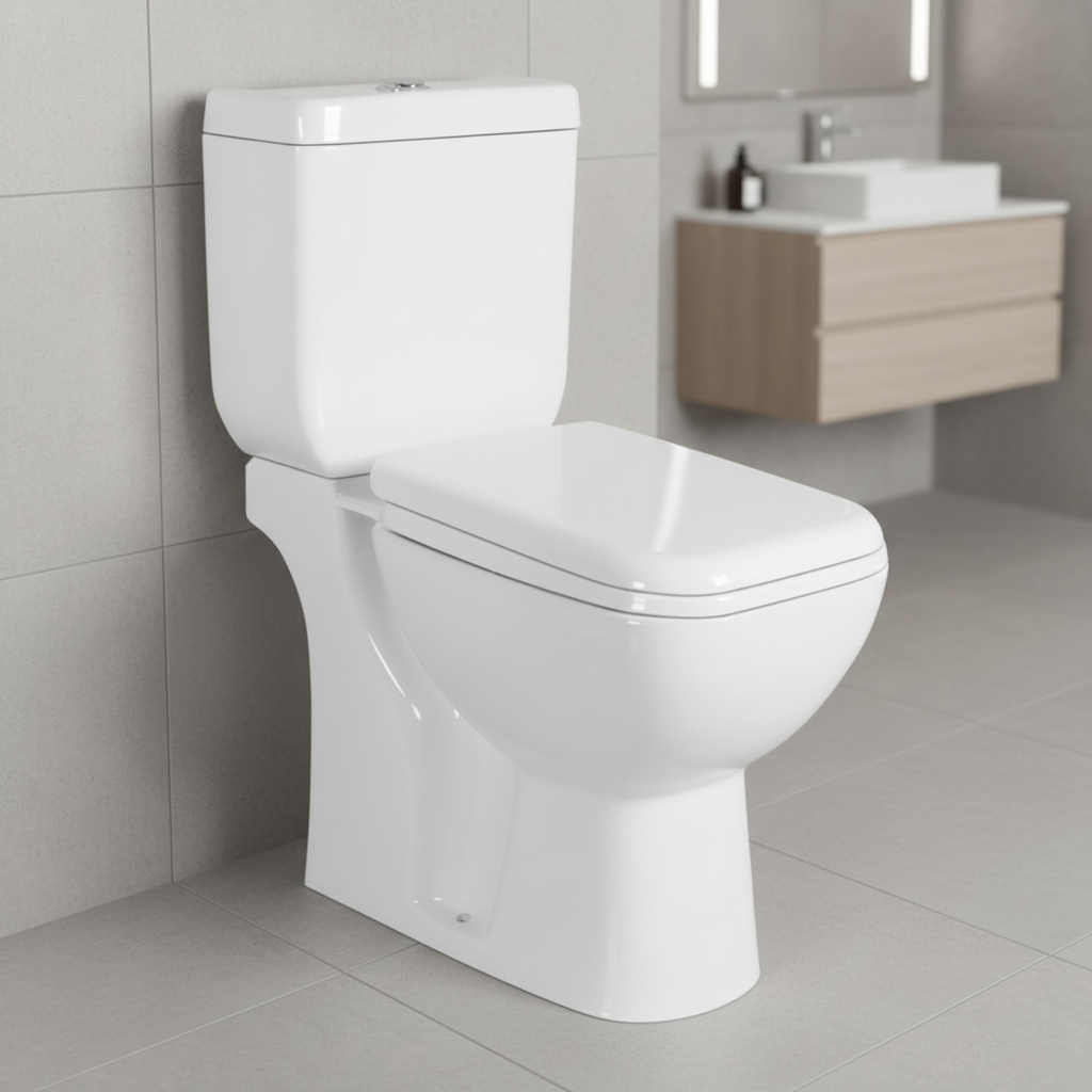 Toaleta Clasica Vela White 67 x 37 x 82 CM