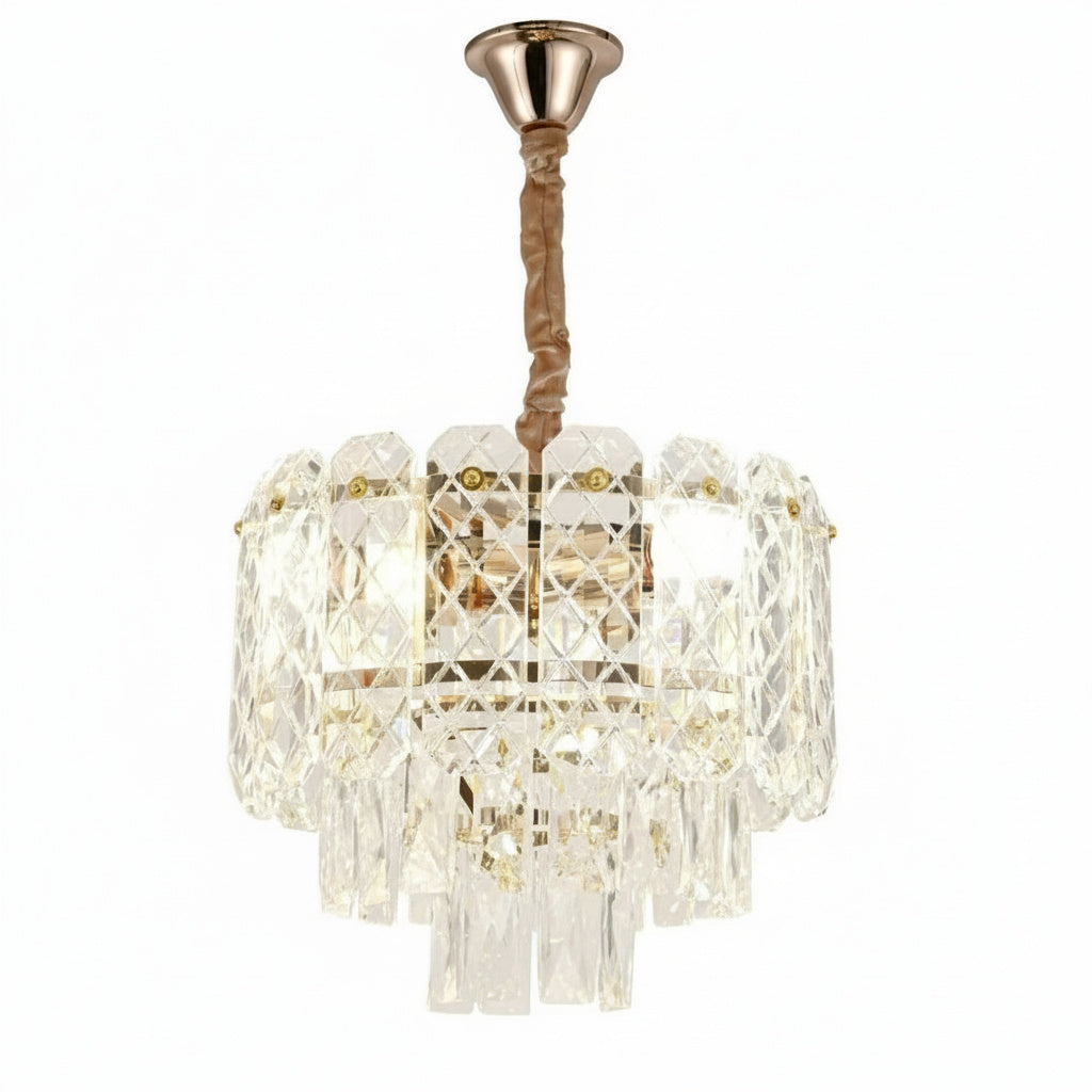 Candelabru Cristal Mini ELARA Gold ⌀30CM