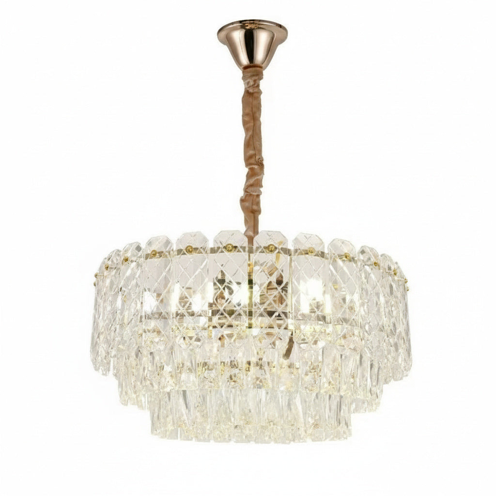 Candelabru Cristal Maxi ELARA Gold ⌀50CM