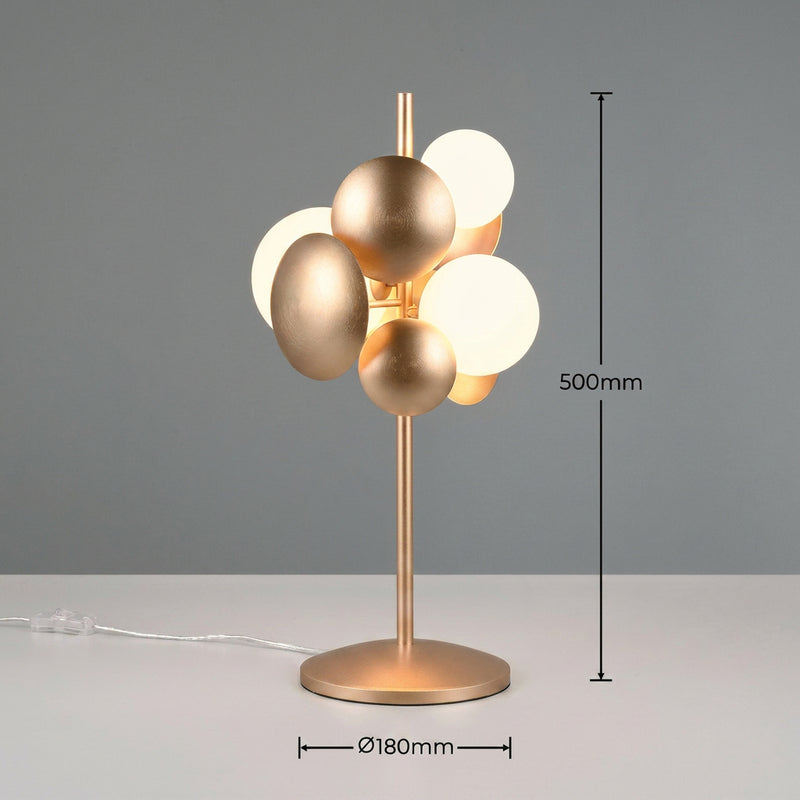 Veioza Premium Bubble Gold 3xG9 | 50CM