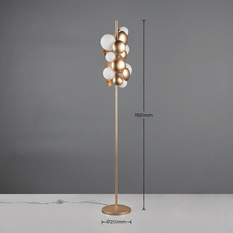 Lampadar Premium Bubble Gold 7xG9 | 155CM