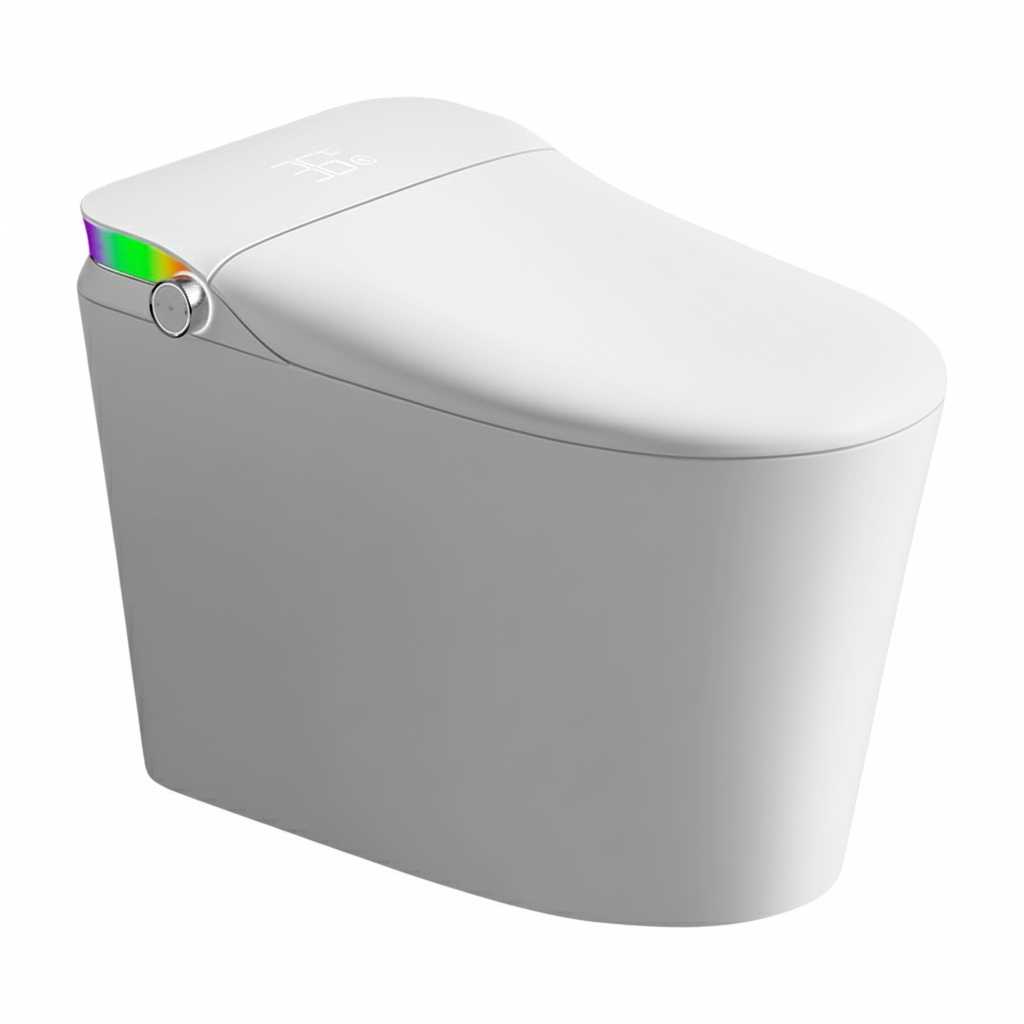 Vas WC Smart | Bluetooth | Sterilizare UV | Iluminare Ambientală | Spălare Automată cu Senzor
