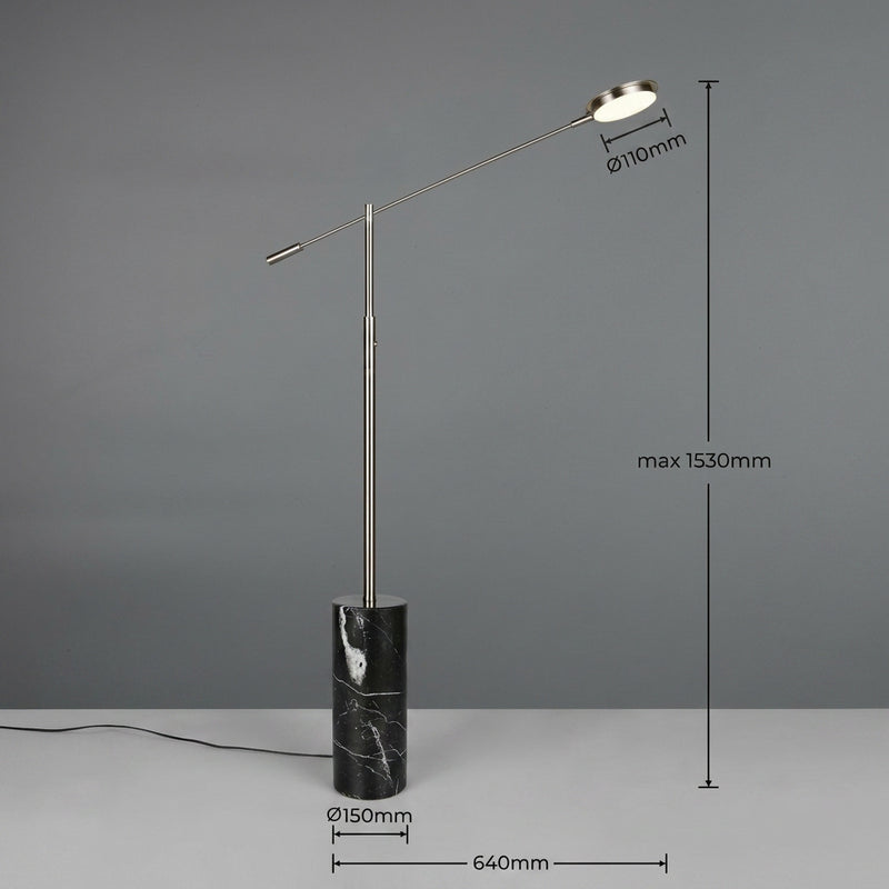 Lampadar LED Premium Fiore Silver 145CM