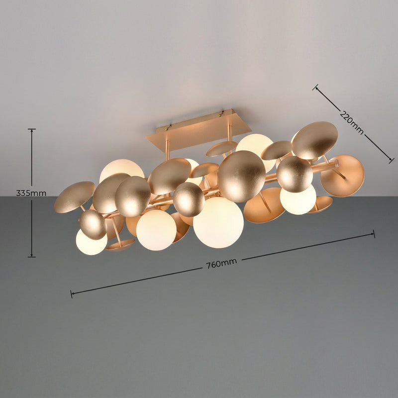 Lustra Premium Bubble Gold 8xG9