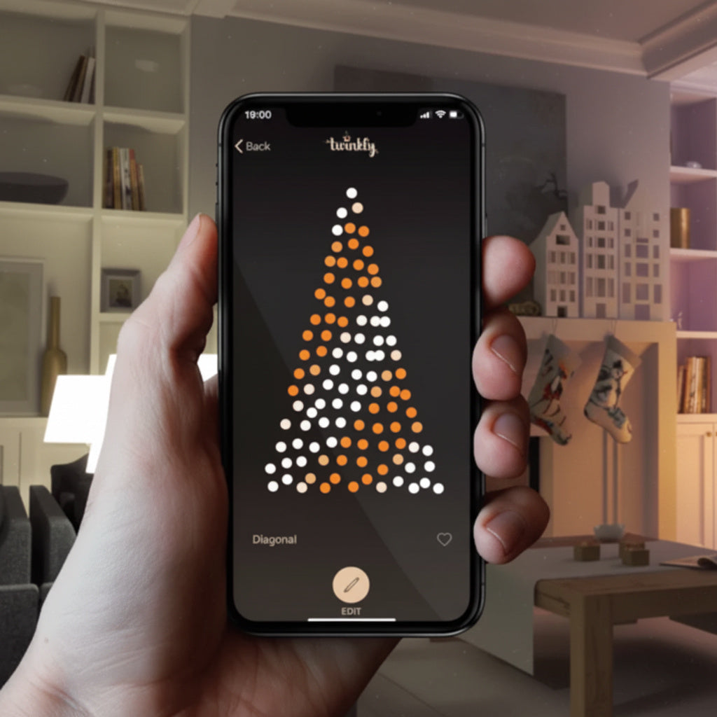 Brad Artificial de Craciun 3D SMART TWINKLY WINDSOR PINE cu Instalatie