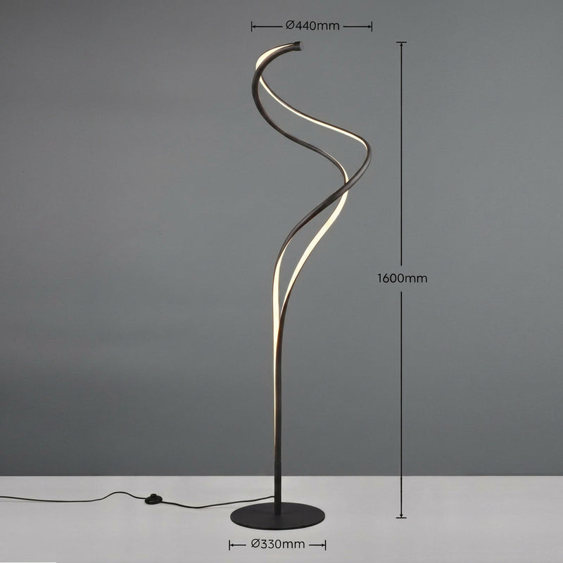 Lampadar LED Premium Nala Black 160CM