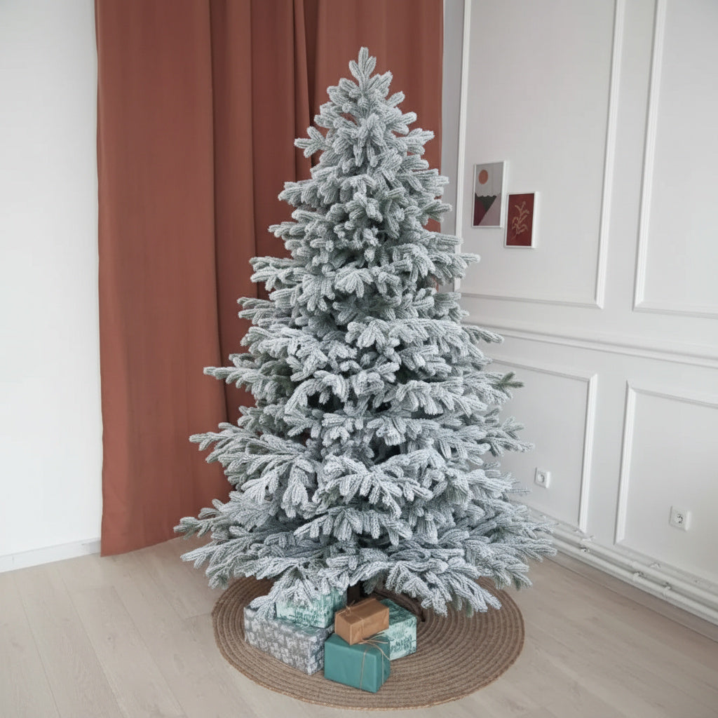 Brad Artificial de Craciun HAPPY FOREST SNOW 3D Ramuri Ninse