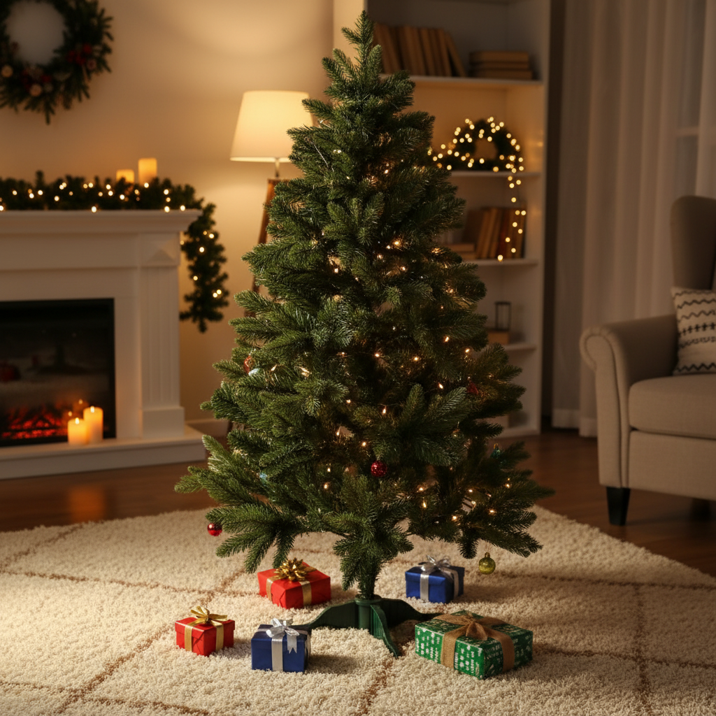 Brad Artificial de Craciun 3D Noel H150xD85CM