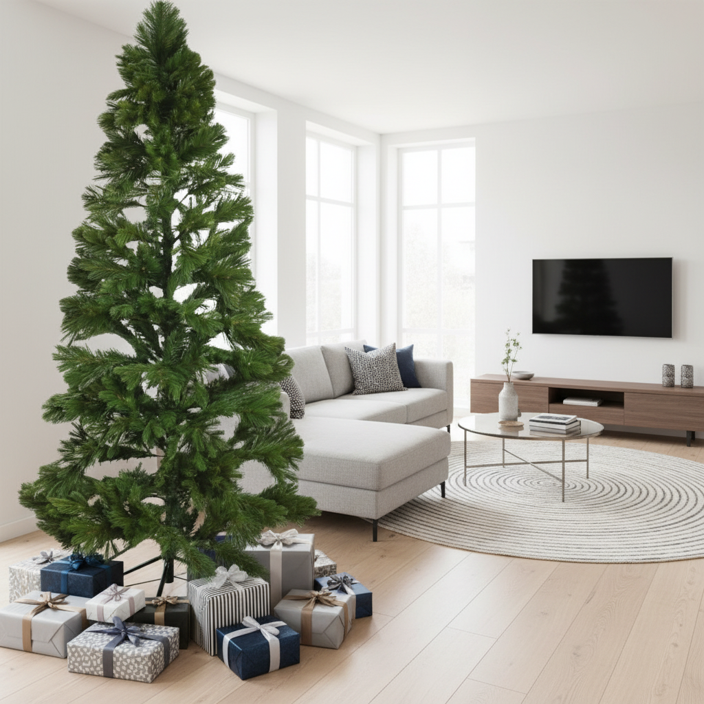 Brad Artificial de Craciun 3D Noel New H240xD140CM