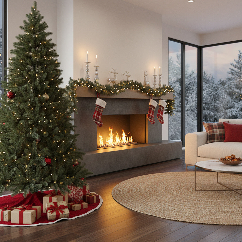 Brad Artificial de Craciun Imperial 3D Verde