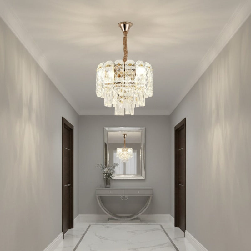 Candelabru Cristal Mini ELARA Gold ⌀30CM