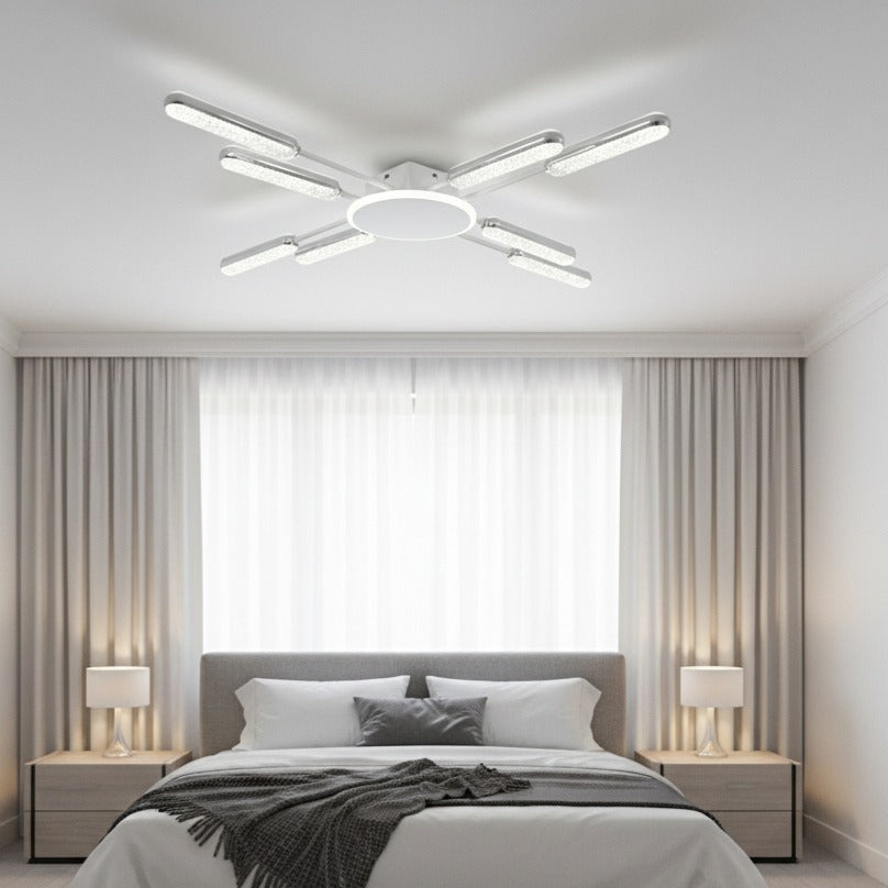 Lustra Mini XORA White Echivalent 650W Telecomanda