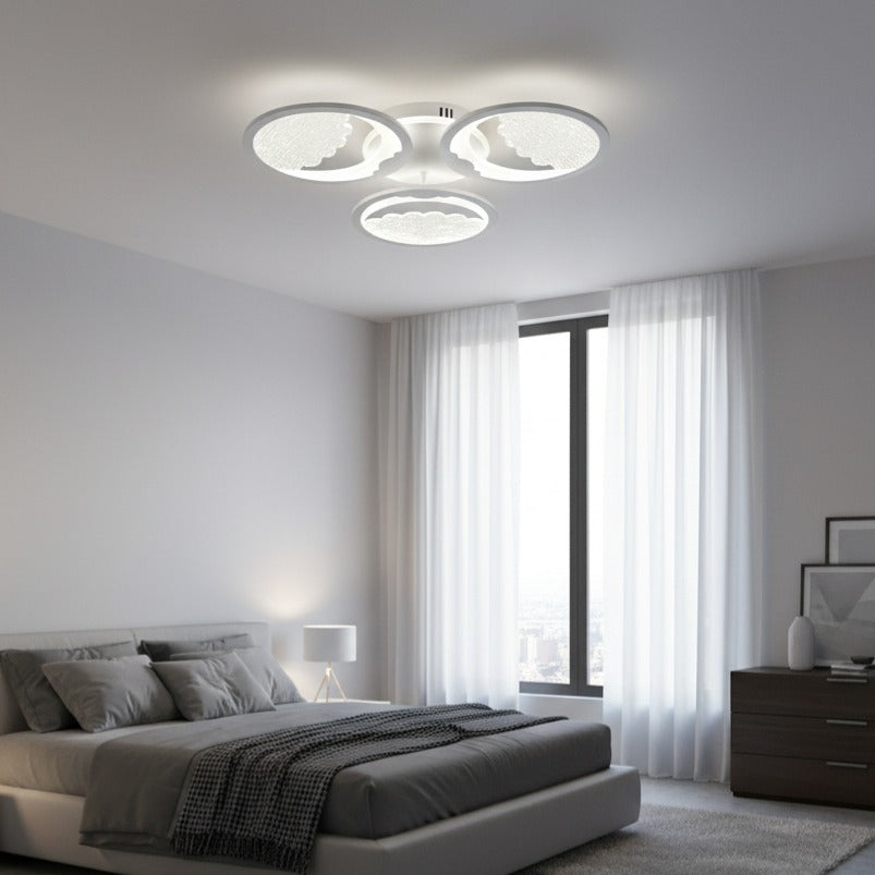 Lustra LED MOLANI White Echivalent 500W Telecomanda