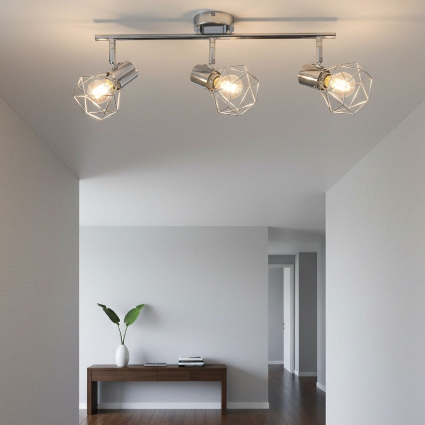 Lustra ONZY Silver cu 3 Spoturi