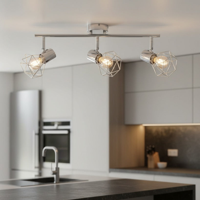 Lustra ONZY Silver cu 3 Spoturi