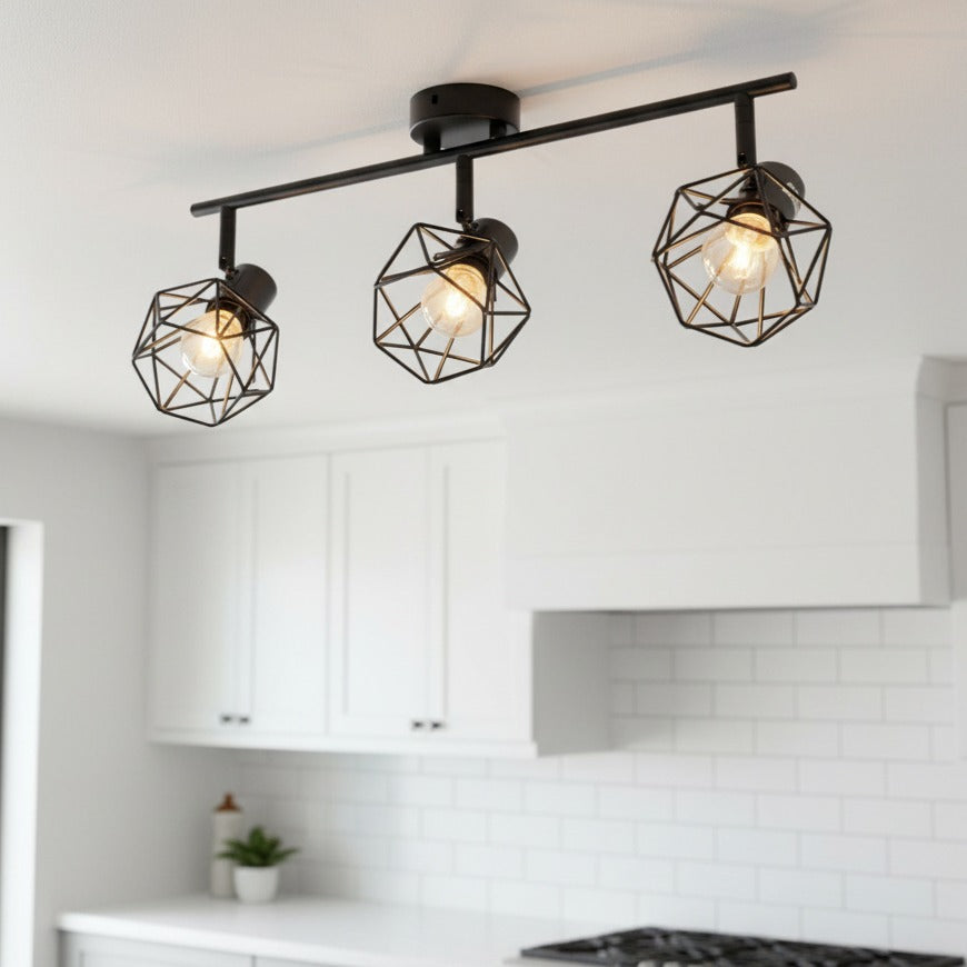 Lustra ONZY Black cu 3 Spoturi