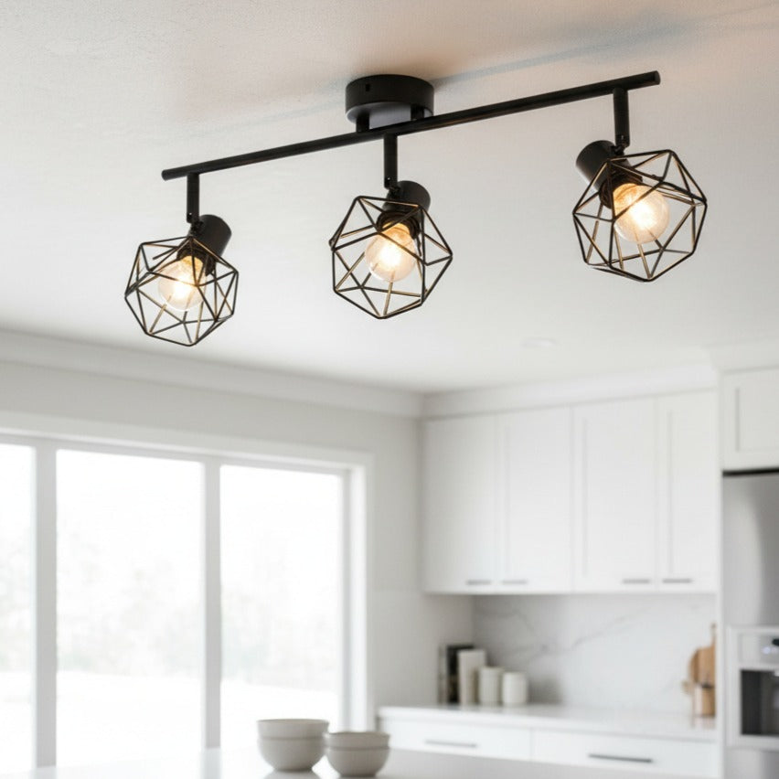 Lustra ONZY Black cu 3 Spoturi