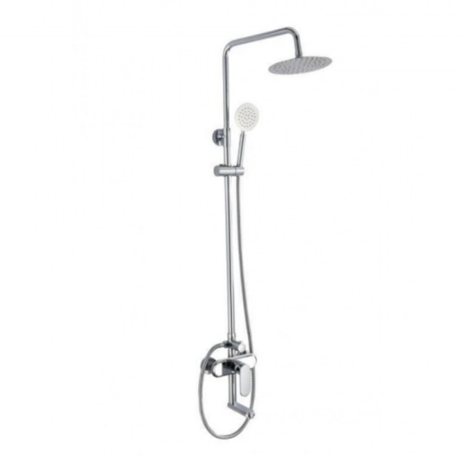 Coloana de Dus Retro Cromata din Alama