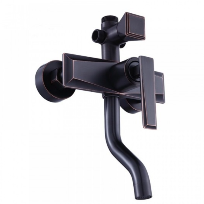 Coloana de Dus Negru Antichizat 3 Functii din Alama Sanitara