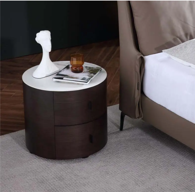 Noptiera Moderna din Lemn cu Blat Compozit Serena Moonlight 50CM NOPTIERA / MARO nightstand