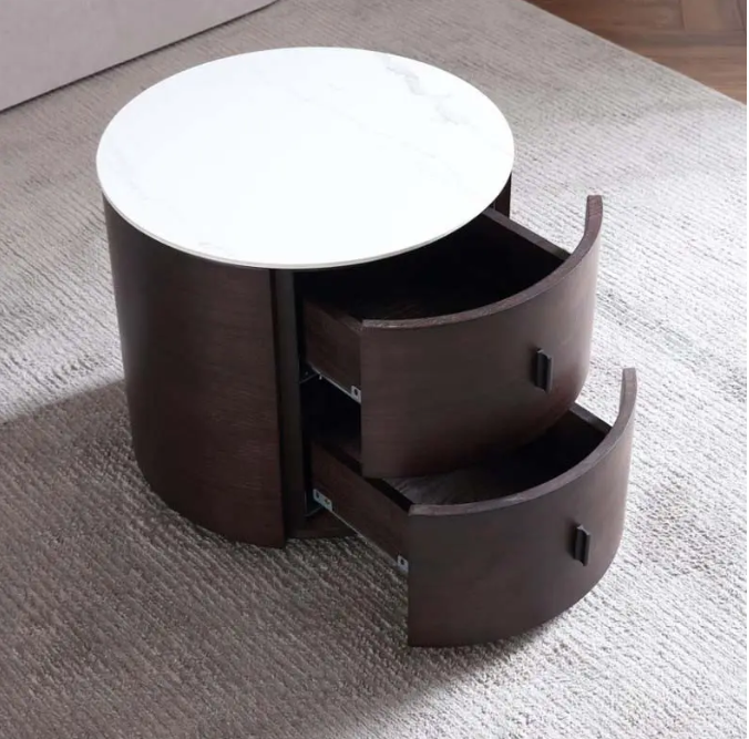 Noptiera Moderna din Lemn cu Blat Compozit Serena Moonlight 50CM NOPTIERA / MARO nightstand