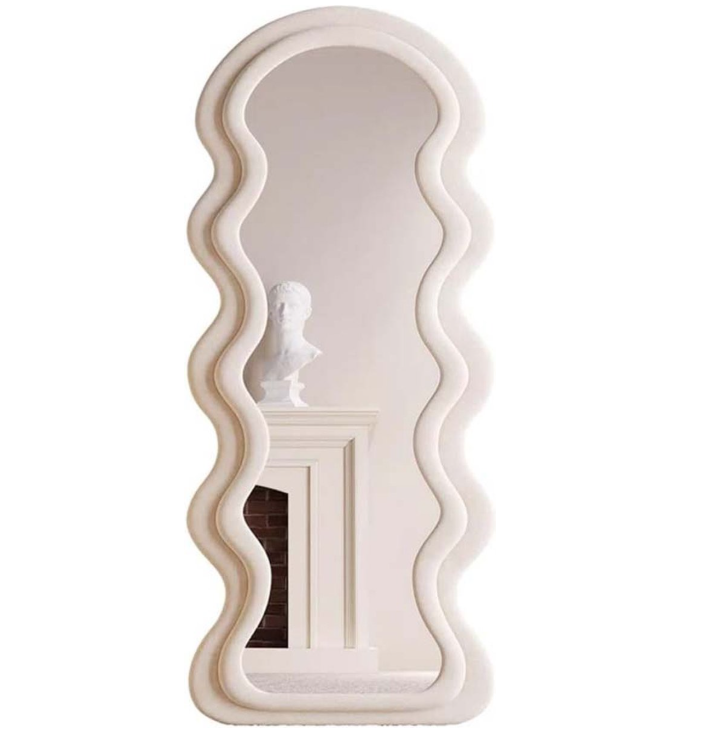 Oglinda Decorativa Silk Waves 160CM BEJ / 160CM decorative mirror