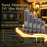 Sursa Alimentare 24V Slim Metal