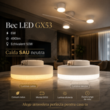 Bec LED GX53 6W 490lm Echivalent 50W