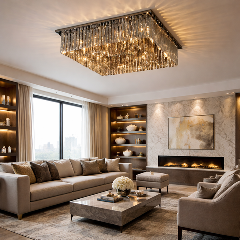 Candelabru Aplicat Cristal Dark Square Luxury Resigilat R3