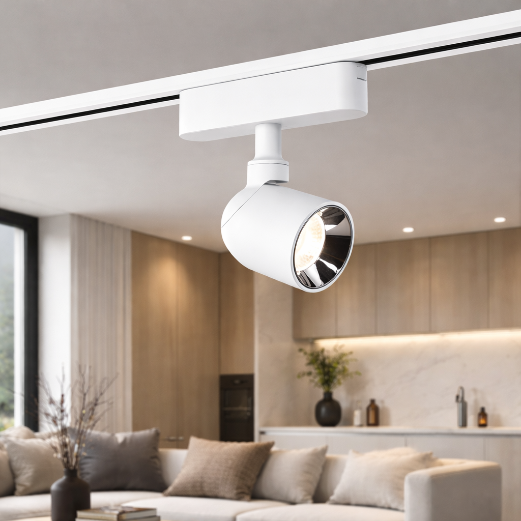 Spot LED Cilindric Urban Track Reglabil 8W 4000K Alb