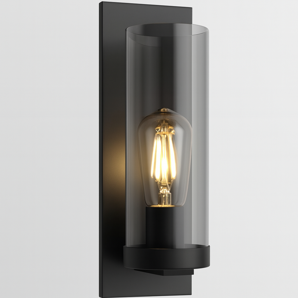 Aplica De Interior Cu Sticla Vaporizata Transparenta