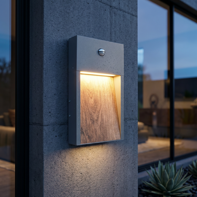 Aplica LED Premium SALMON Exterior cu Senzor 11W 3000K 1200lm