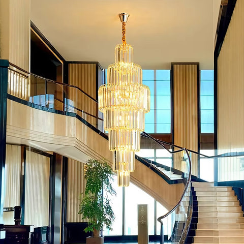 Candelabru Cristal Gold Imperator 180cm Resigilat R3