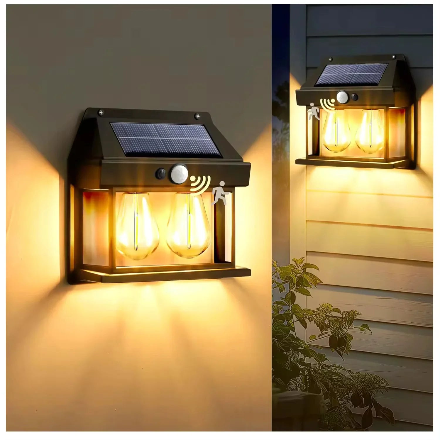 Felinar Led Exterior Solar Senzor 2W Wall Light Fixtures