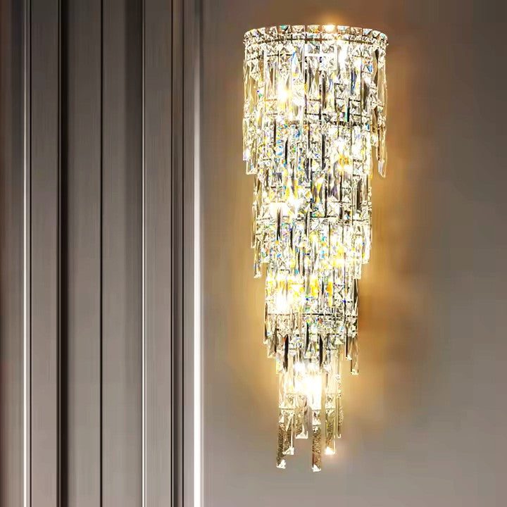 Aplica Perete Cristal Grande Glass 7xE14 Wall Light Fixtures