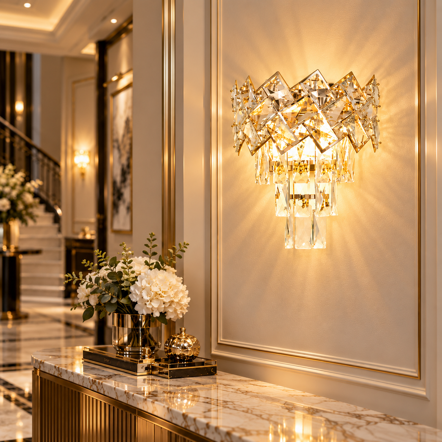 Aplica Perete Malli Gold Cristal