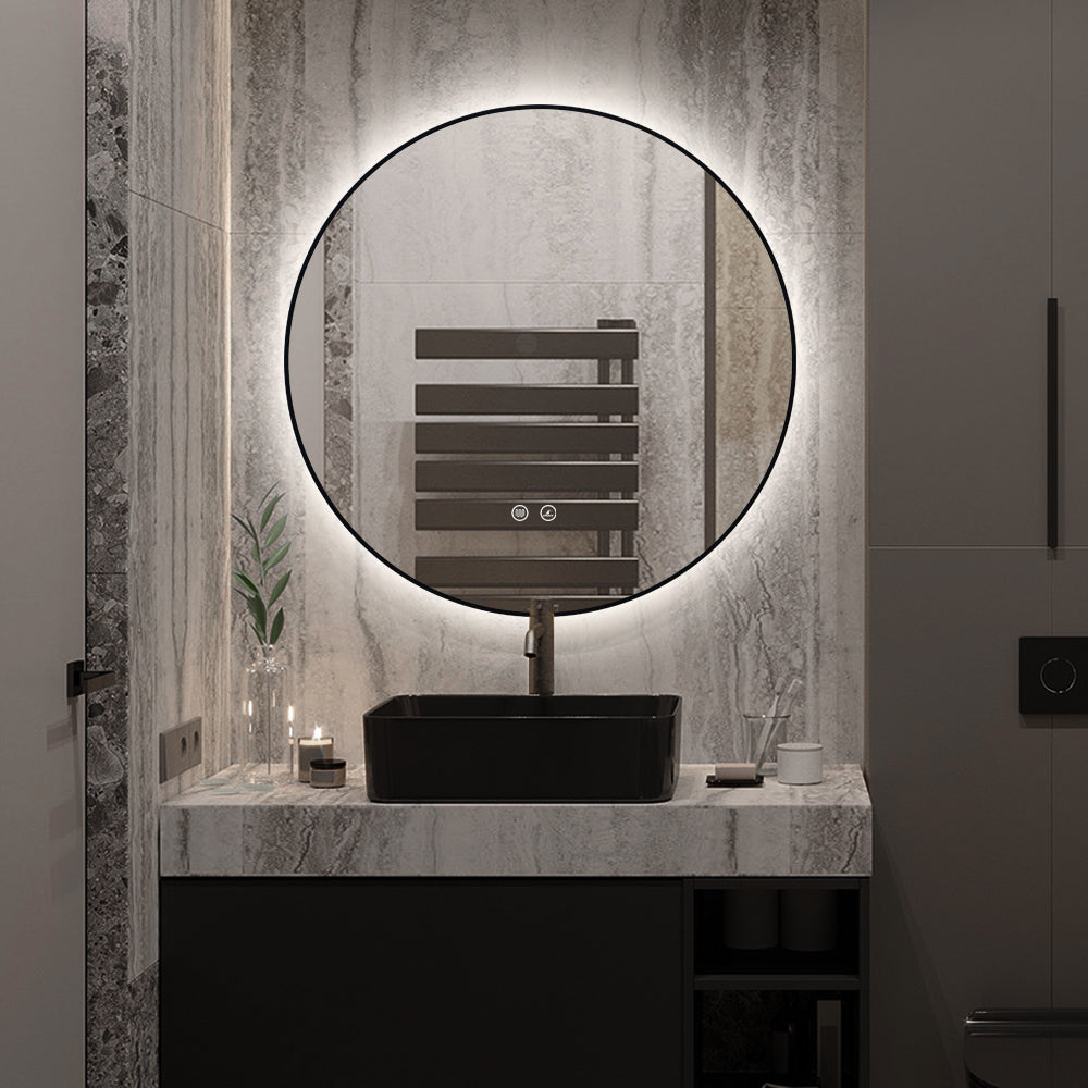 Oglinda LED Rotunda Ø60cm Functie Dezaburire si Touch LED MIRROR