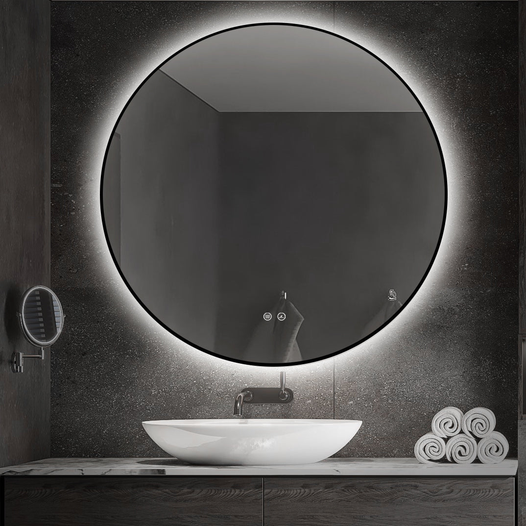Oglinda LED Rotunda Ø90cm Functie Dezaburire si Touch LED MIRROR
