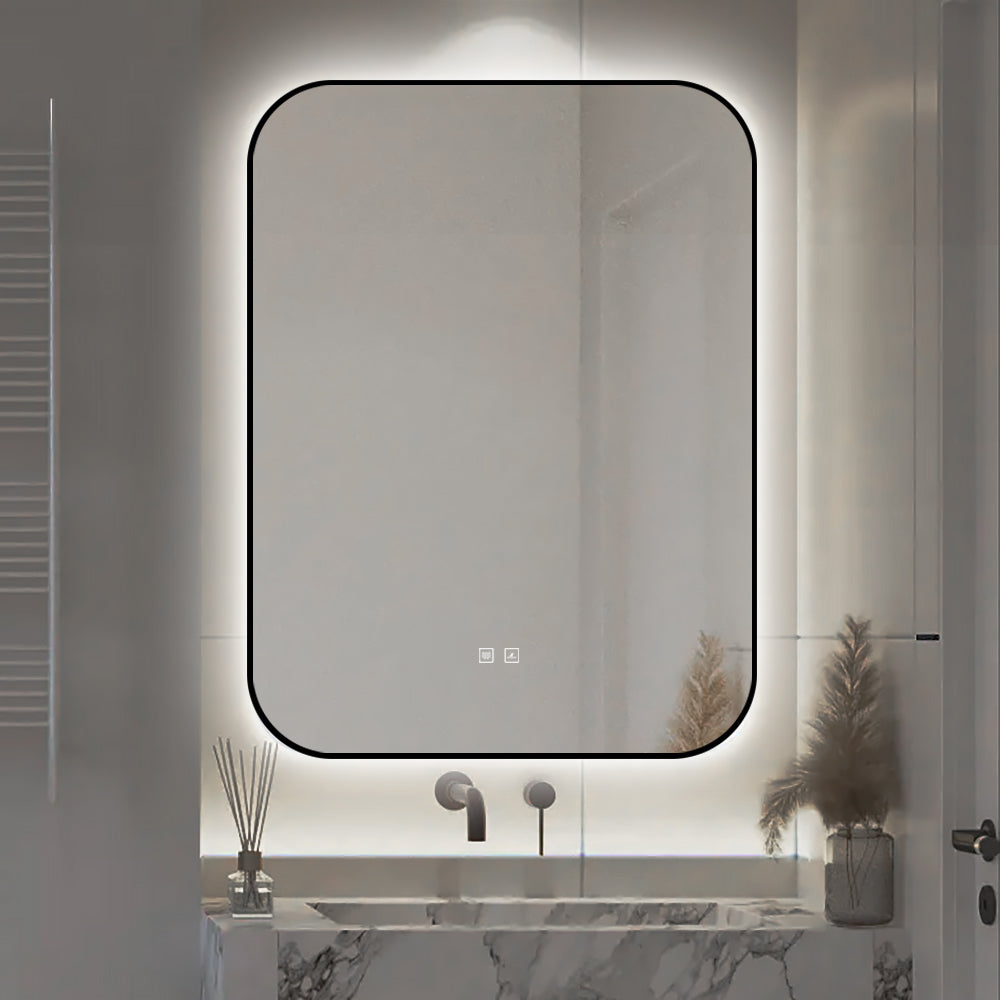 Oglinda LED Dreptunghiulara 60x80cm Functie Dezaburire si Touch LED MIRROR