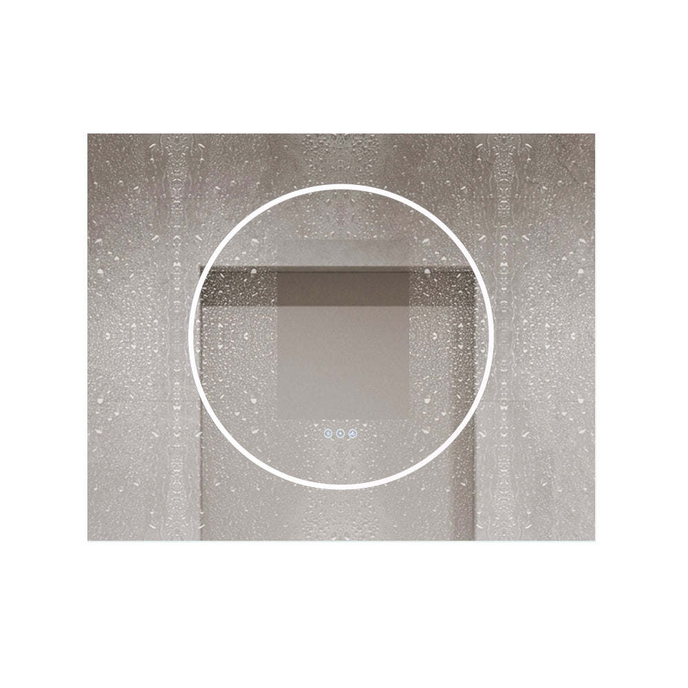 Oglinda LED Dreptunghiulara 100x80cm Functie Dezaburire si Touch LED MIRROR