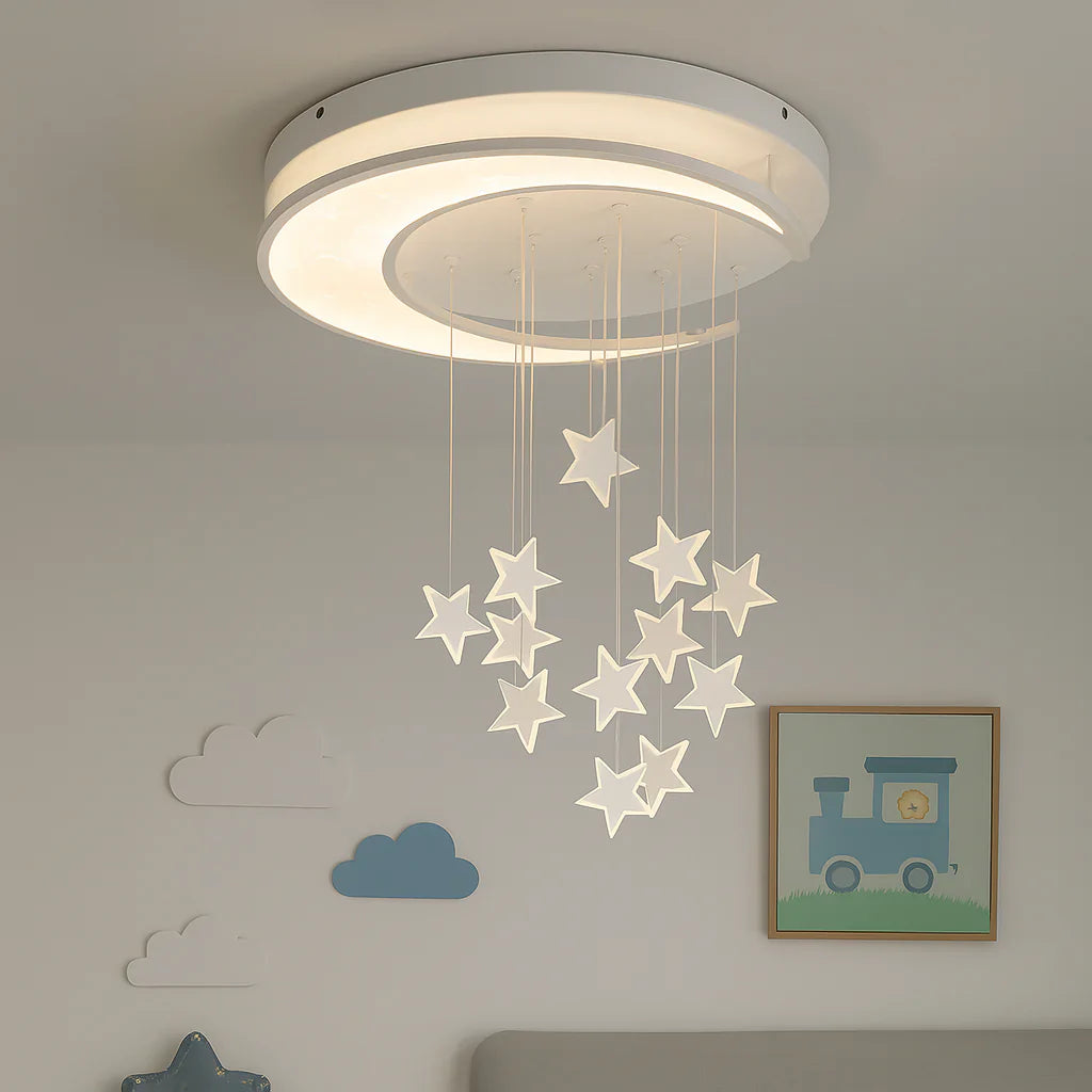 Lustra LED Dream Sky White Echivalent 300W Telecomanda Lighting Fixtures