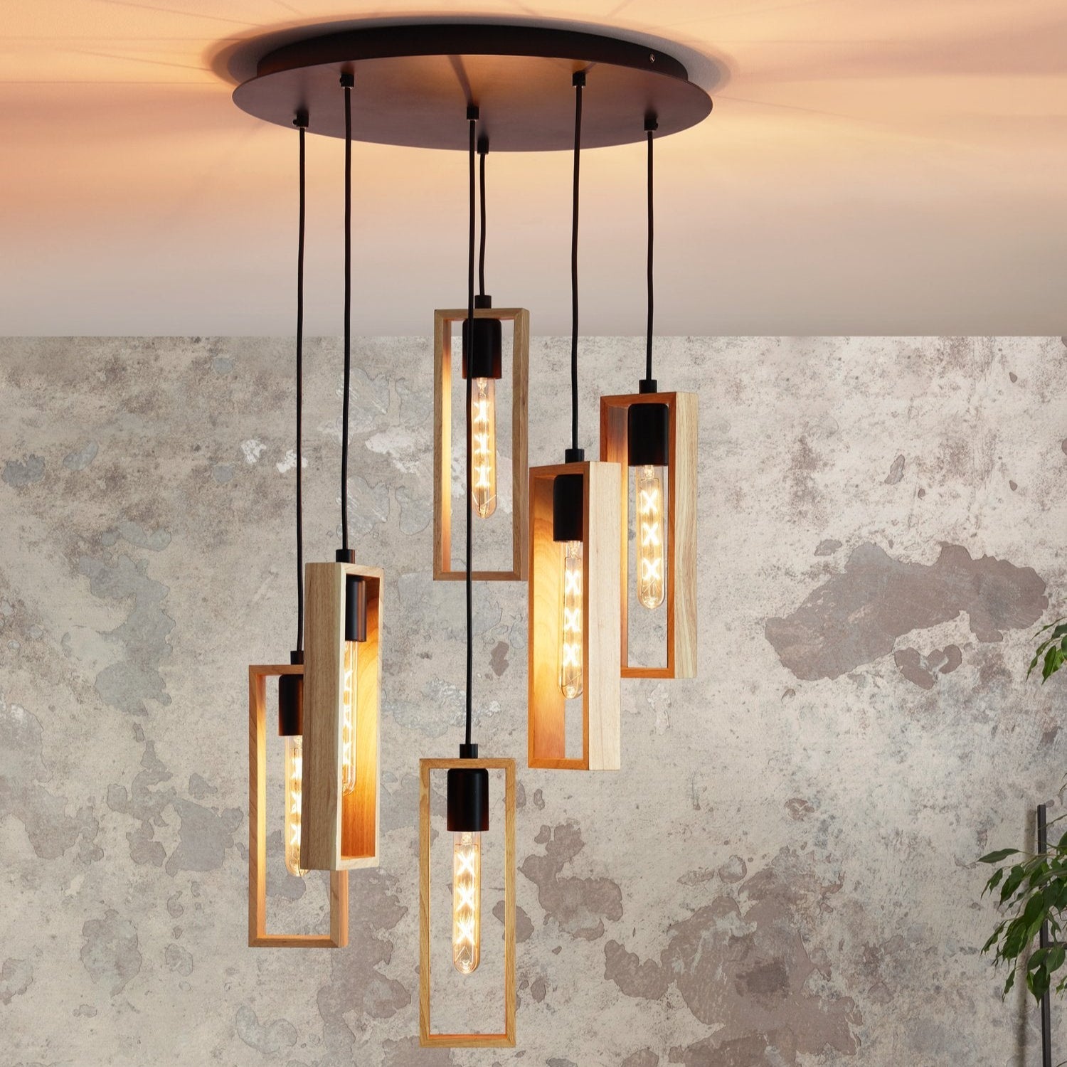 Lustra Retro 6xE27 LITTLETON 44054 VINTAGE SI RETRO DESIGN Lighting Fixtures